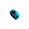 Anillo de resina para hombre azul