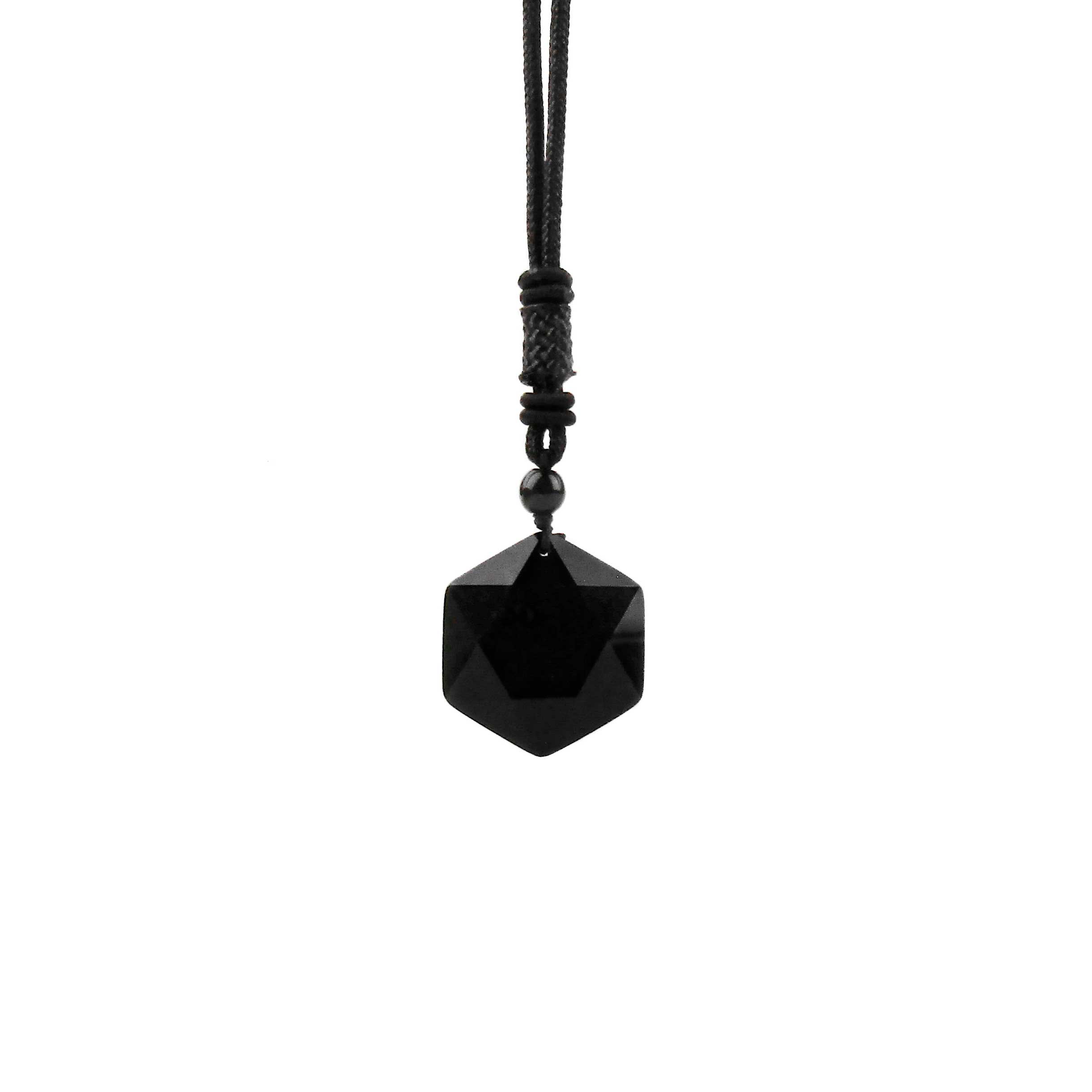 consola Furioso Conversacional Zaró ⚫🔘⚪ Collar Hexagrama obsidiana | Accesorios online