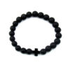 Pulsera Cruz Basic (negra) - Imagen 4