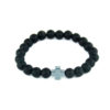 Pulsera Cruz Basic (negra) - Imagen 2