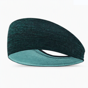 Vincha deportiva - Verde Acero/Celeste